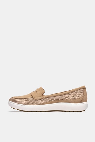 Mocassins en nubuck - Beige