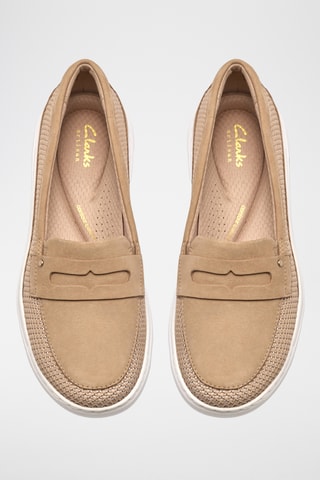 Mocassins en nubuck - Beige