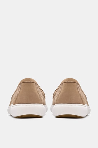 Mocassins en nubuck - Beige