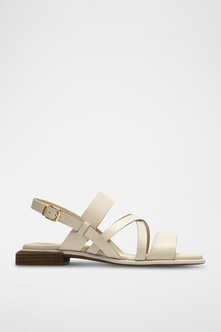 Sandales en cuir - Ecru