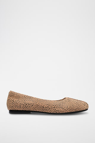 Ballerines en cuir - Beige