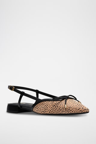 Ballerines en cuir - Beige