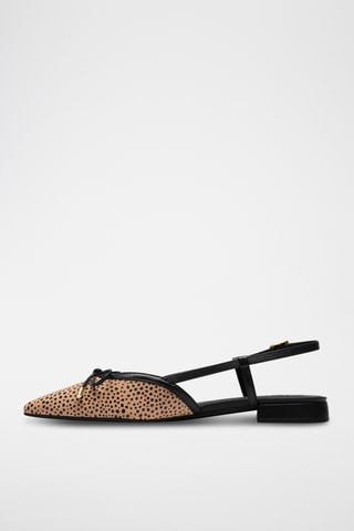 Ballerines en cuir - Beige