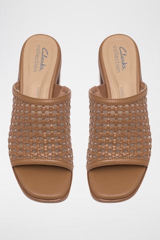 Mules à talons - Camel