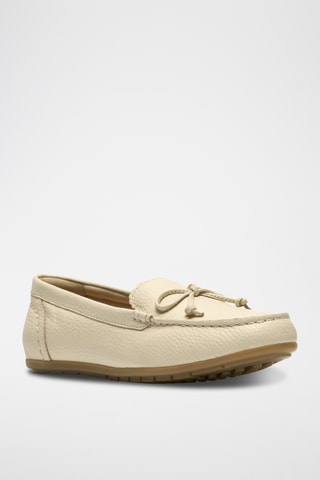 Mocassins en cuir - Beige