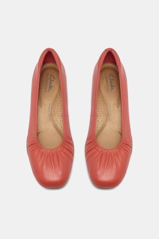 Ballerines en cuir - Corail