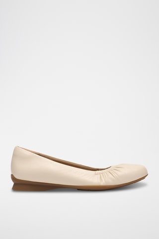 Ballerines en cuir - Beige