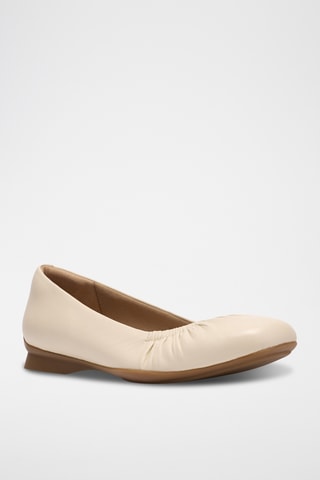 Ballerines en cuir - Beige
