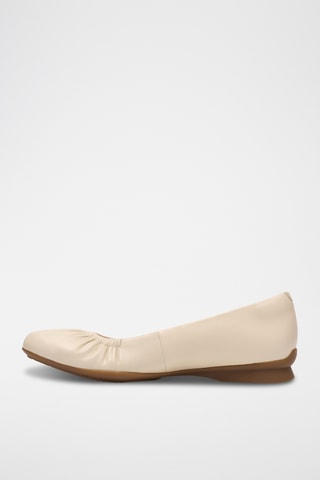 Ballerines en cuir - Beige