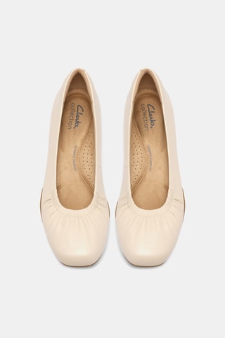 Ballerines en cuir - Beige