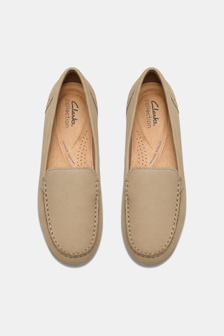 Mocassins en cuir - Taupe