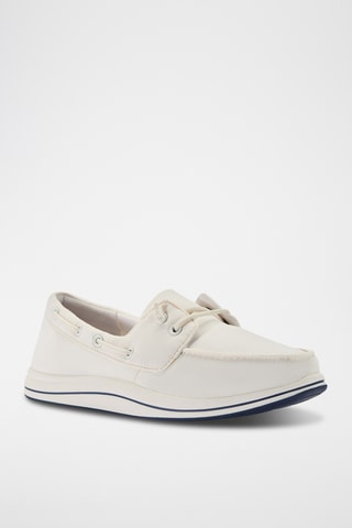 Chaussures bateau - Blanc