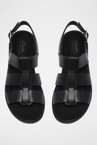 Sandales en cuir - Noir
