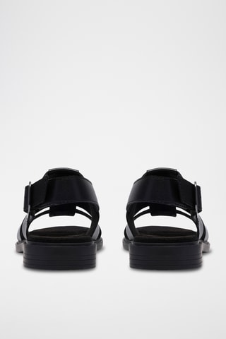 Sandales en cuir - Noir