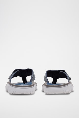 Sandales en cuir - Bleu marine