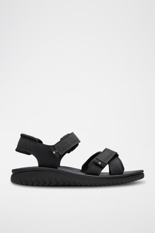 Sandales en cuir - Noir