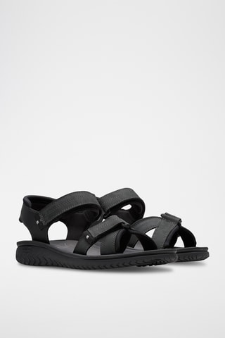 Sandales en cuir - Noir