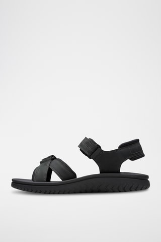 Sandales en cuir - Noir