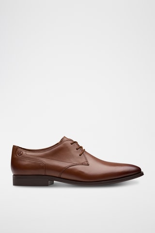 Derbys en cuir - Marron clair