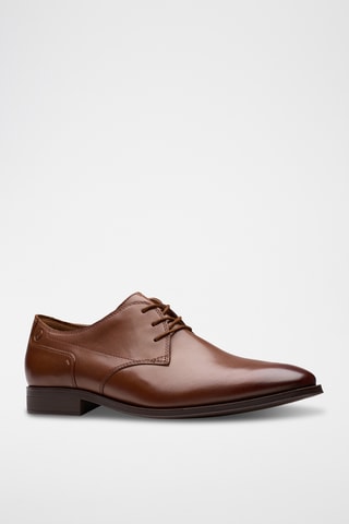 Derbys en cuir - Marron clair