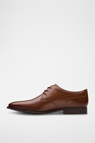 Derbys en cuir - Marron clair
