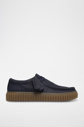 Derbys en nubuck Torhill - Bleu marine