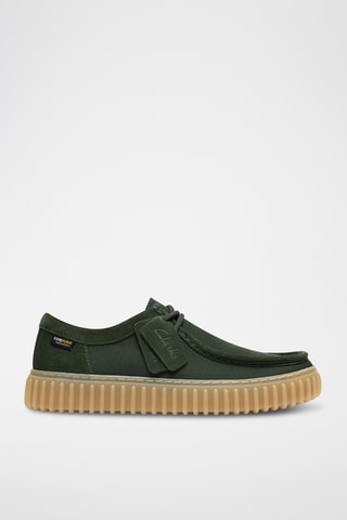 Derbys en nubuck Torhill - Vert