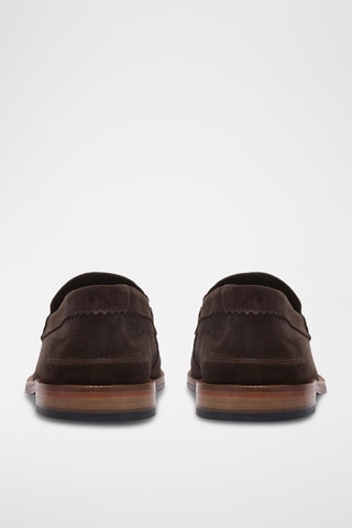 Mocassins en nubuck - Marron