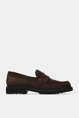 Mocassins en nubuck - Marron