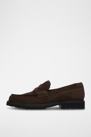 Mocassins en nubuck - Marron