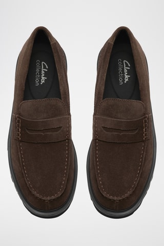 Mocassins en nubuck - Marron