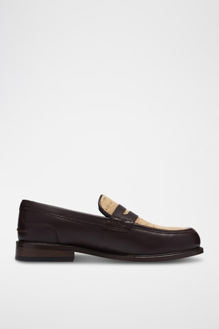 Mocassins en nubuck - Bordeaux