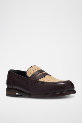 Mocassins en nubuck - Bordeaux