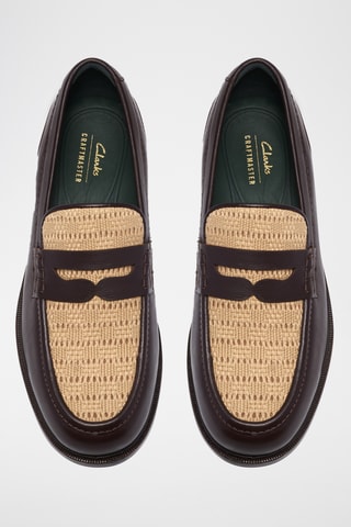 Mocassins en nubuck - Bordeaux