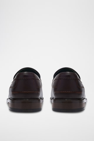 Mocassins en nubuck - Bordeaux