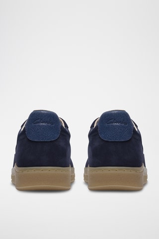 Baskets en nubuck - Bleu marine