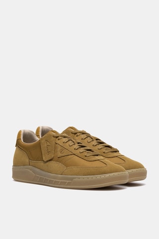 Baskets en cuir - Camel