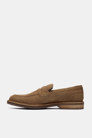 Mocassins en nubuck - Marron