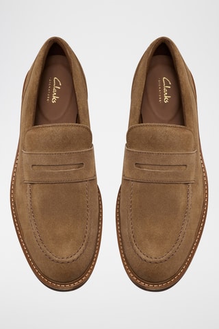 Mocassins en nubuck - Marron