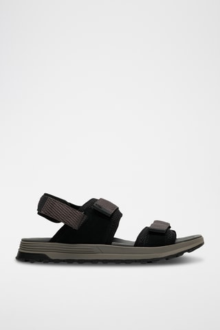 Sandales en cuir - Noir