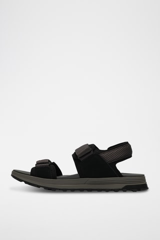 Sandales en cuir - Noir