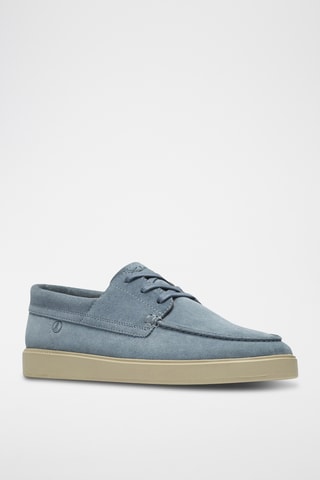 Derbys en nubuck - Bleu clair
