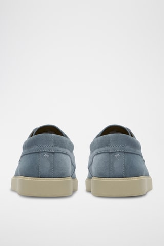 Derbys en nubuck - Bleu clair
