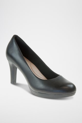 Escarpins en cuir Adriel - Noir