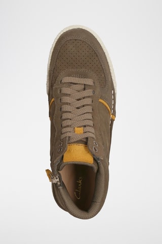 Baskets montantes en nubuck CraftCup - Vert olive