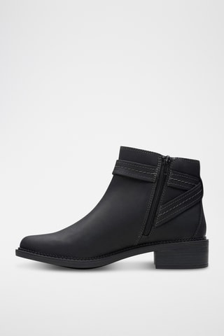 Bottines en cuir Maye - Noir