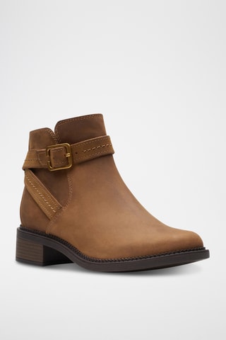 Bottines en cuir Maye - Marron