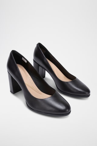 Escarpins en cuir Freva85 - Noir