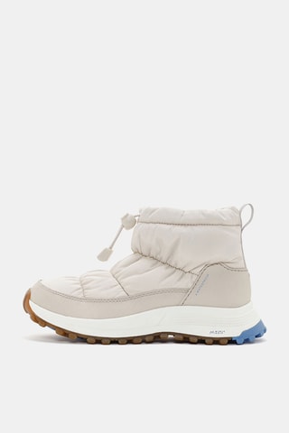 Baskets montantes en cuir ATLTrek - Ecru