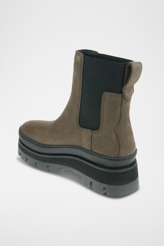 Bottines Chelsea en cuir Orianna - Kaki